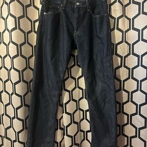 Bonobos Dark Wash Denim Straight Jeans 32x34